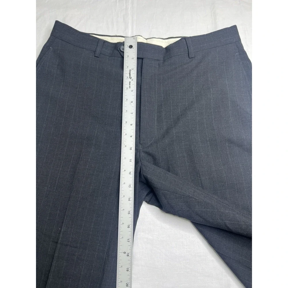 Unbranded 100% WOOL Men's Dress Pants‎ 36W 29L Dark Gray